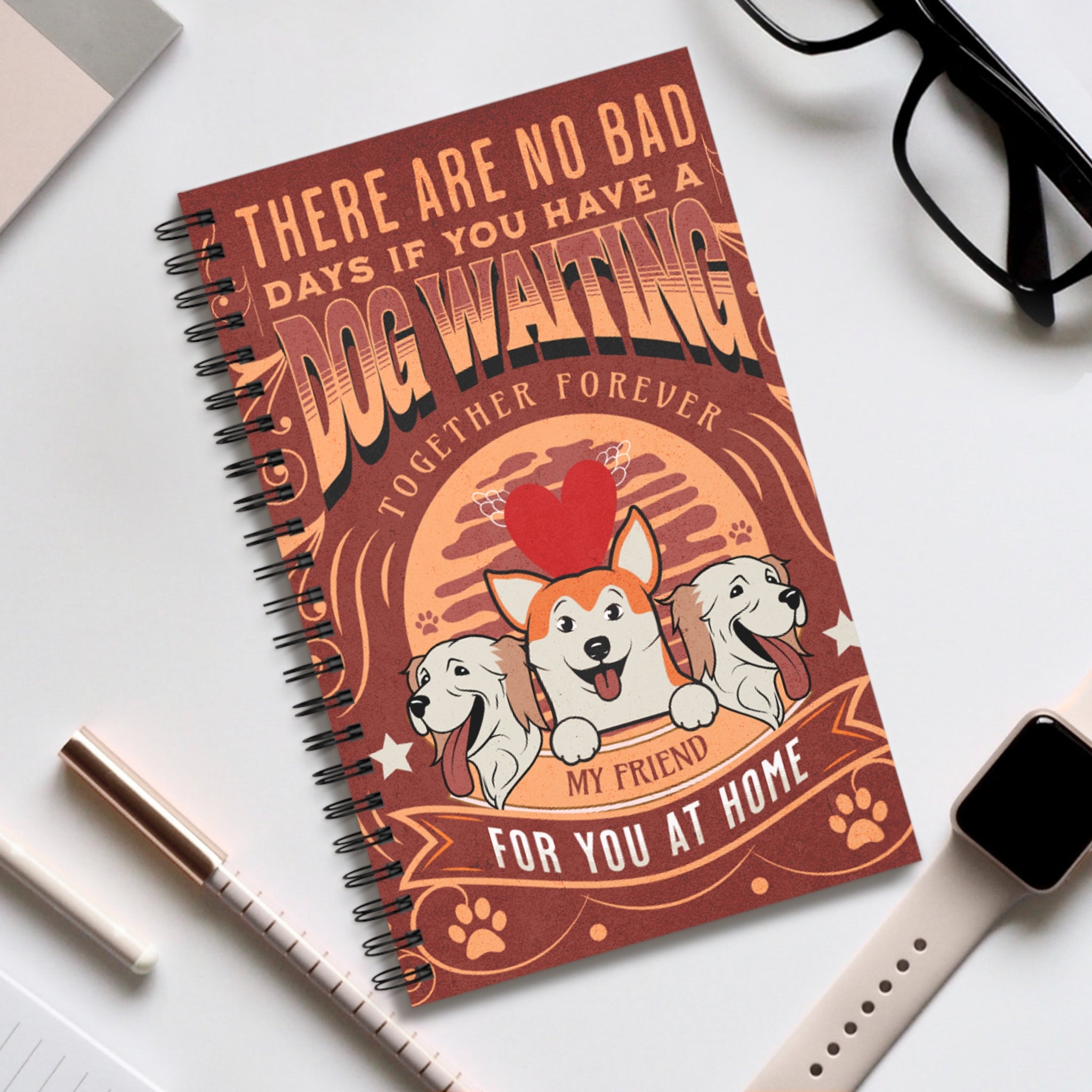 Ringmap met leuke print