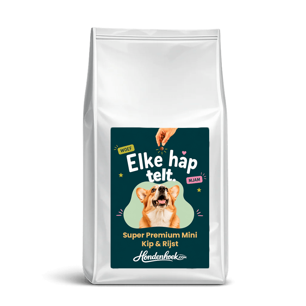 Super Premium Mini Kip & Rijst - Hondenhoek Hondenvoer geproduceerd in Nederland