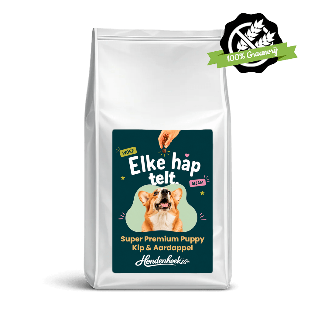 Graanvrij - Super Premium Puppy Kip & Aardappel - Hondenhoek Hondenvoer geproduceerd in Nederland