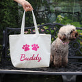 Gepersonaliseerde Canvas Tas - Ideale cadeaus - Hondenhoek Online Shop winkel voor hond en baasje!