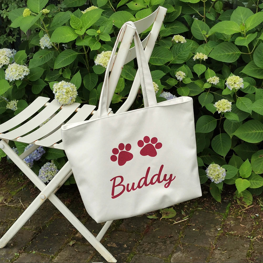 Gepersonaliseerde Canvas Tas - Ideale cadeaus - Hondenhoek Online Shop winkel voor hond en baasje!