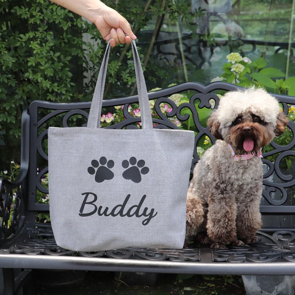 Gepersonaliseerde Canvas Tas - Ideale cadeaus - Hondenhoek Online Shop winkel voor hond en baasje!