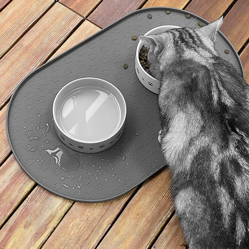 PETZZ Ovale Anti-Mors Placemat - Voederbak Oplossing - Hondenhoek.com
