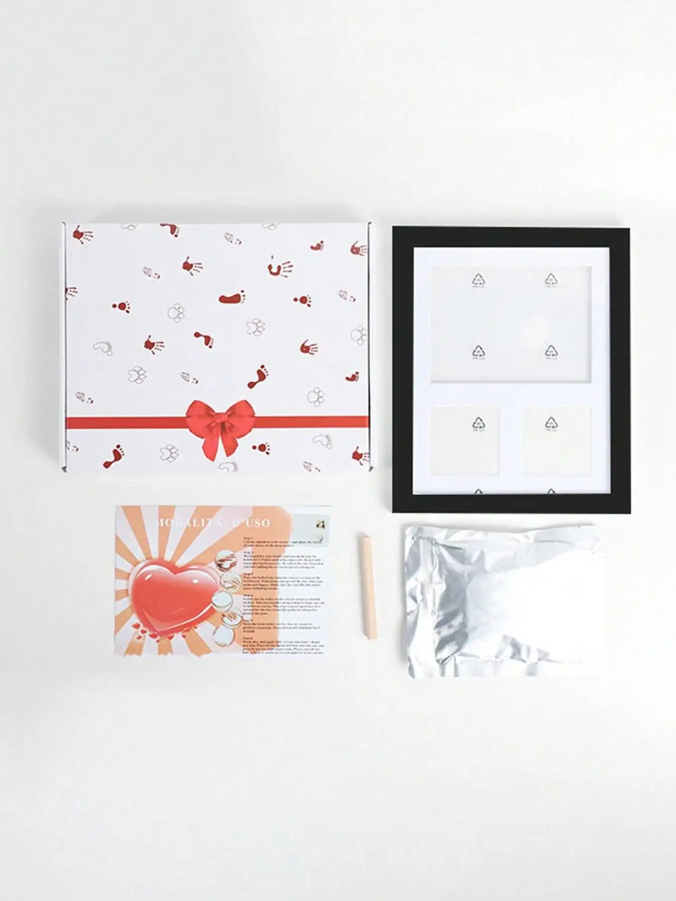 Fotolijst 28×23,5 cm met groot en twee kleine vensters, PETZZ™