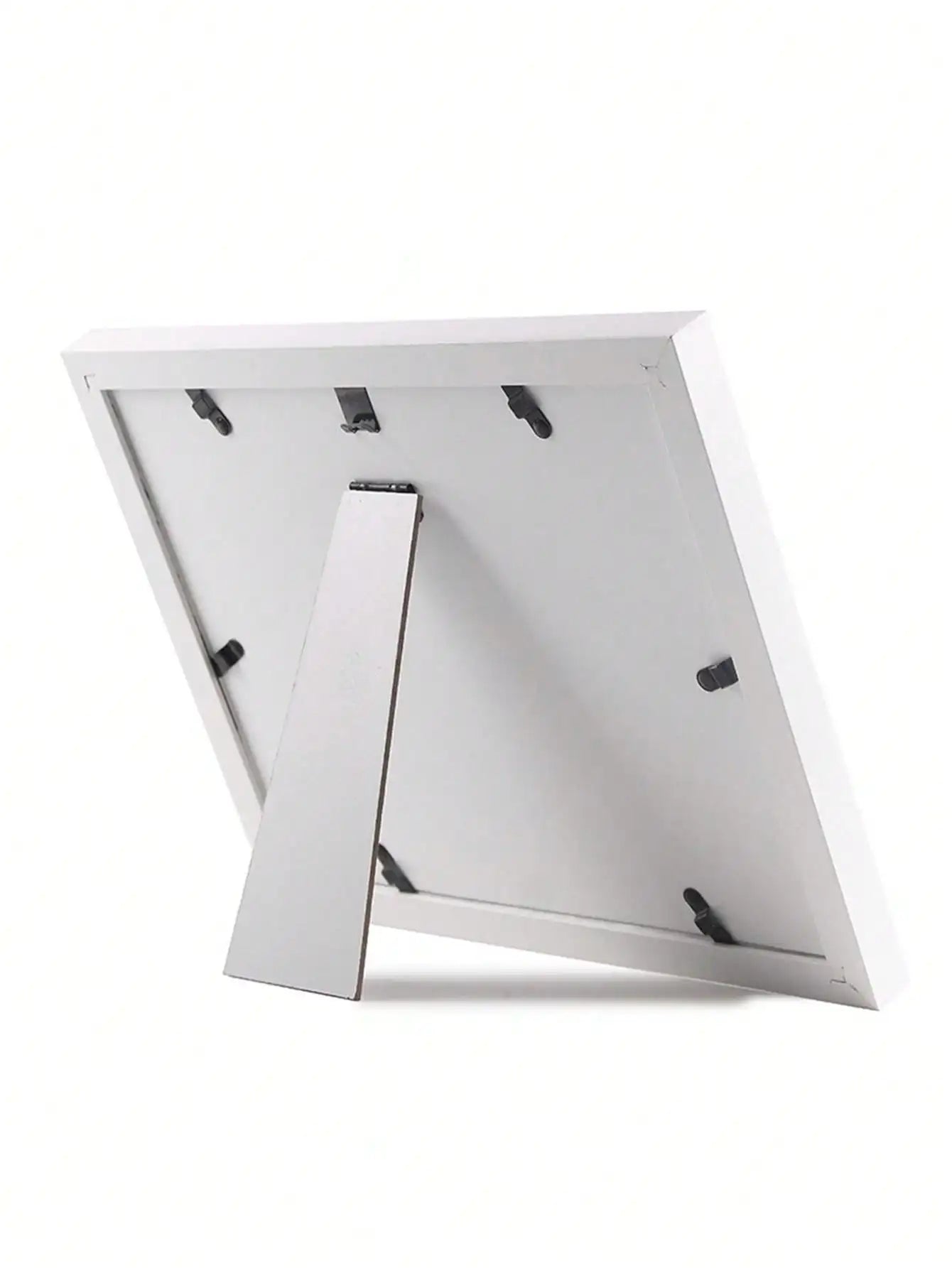 Witte PETZZ™ pootafdruk fotolijst met klei en drie vensters