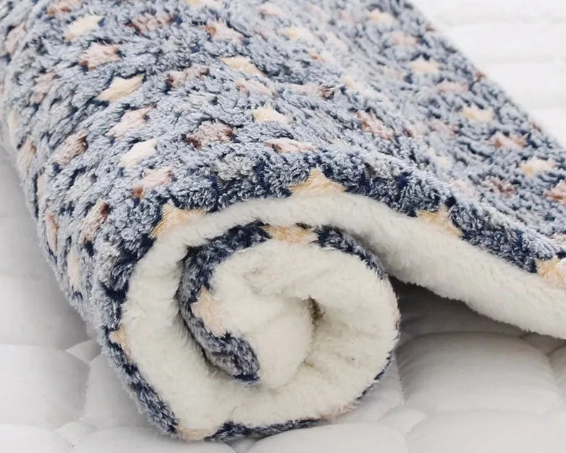 CosyPaws Fleece Mat - Heerlijk Zacht en Warm voor uw Huisdier