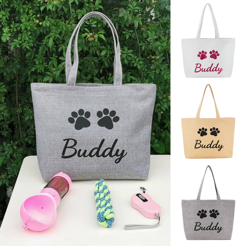 Gepersonaliseerde Canvas Tas - Ideale cadeaus - Hondenhoek Online Shop winkel voor hond en baasje!