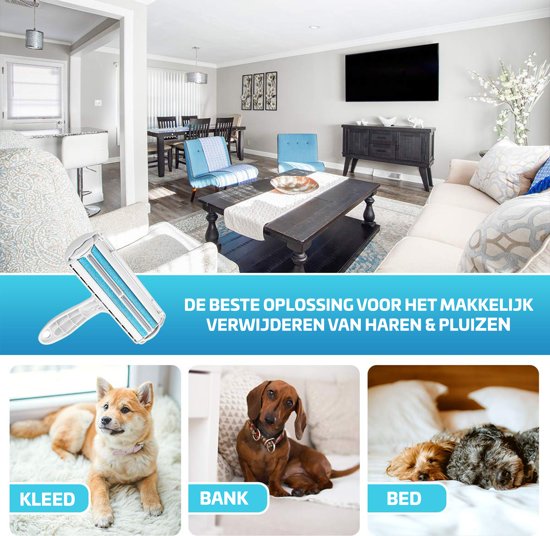 PETZZ Premium Haren Verwijderaar - Weg met haren van hond - Hondenhoek