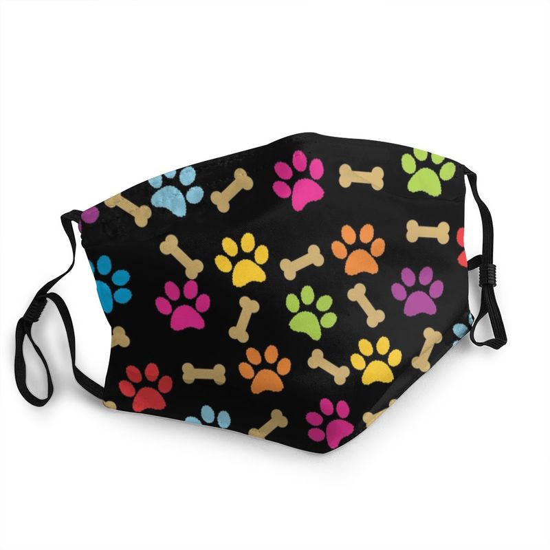 PETZZ™ Mondmasker met Hondenpootjes print