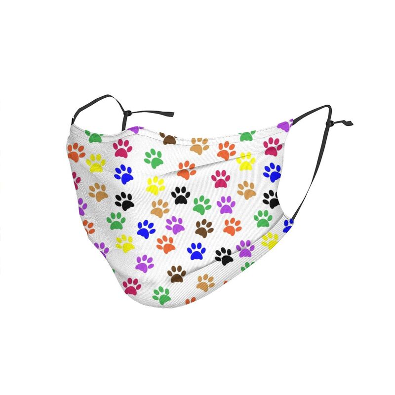 PETZZ™ Mondmasker met Hondenpootjes print