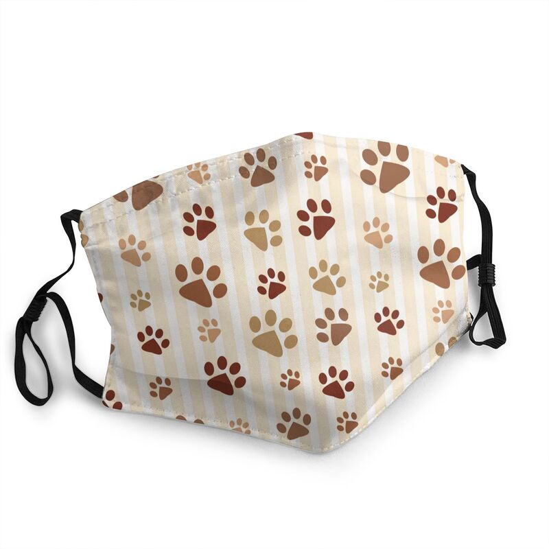 PETZZ™ Mondmasker met Hondenpootjes print