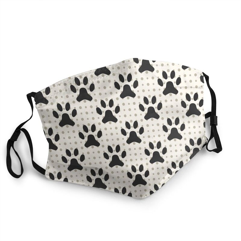 PETZZ™ Mondmasker met Hondenpootjes print