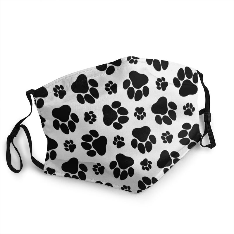 PETZZ™ Mondmasker met Hondenpootjes print