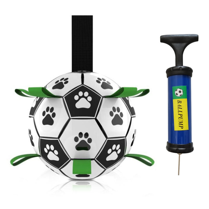 PETZZ Honden Voetbal - Bijtbestendige Bal - Hondenhoek