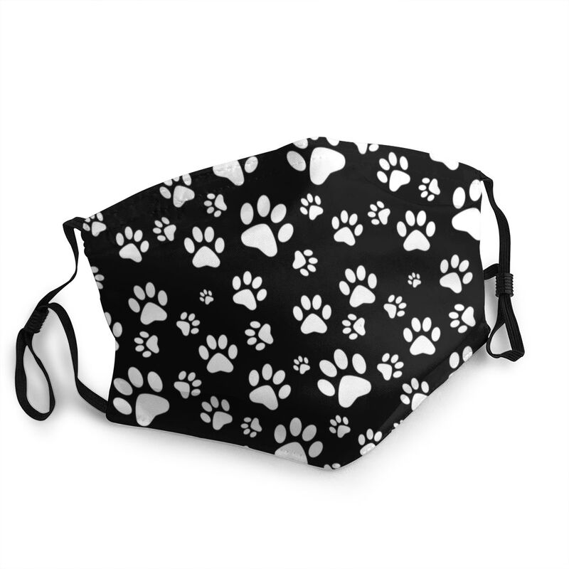 PETZZ™ Mondmasker met Hondenpootjes print
