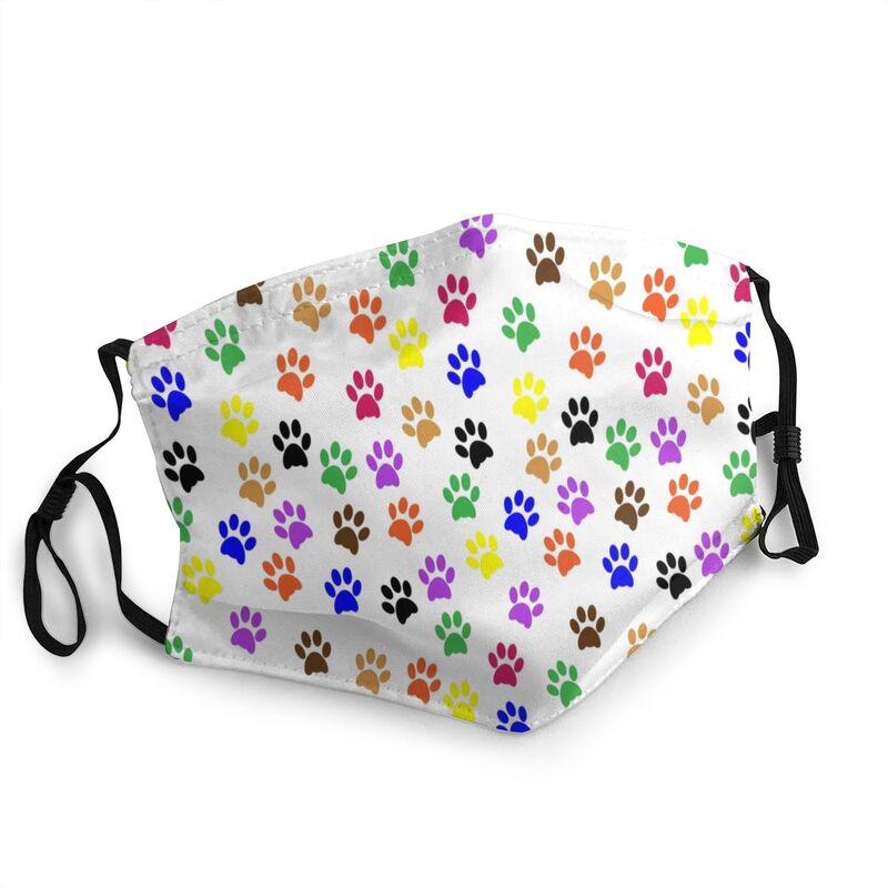 PETZZ™ Mondmasker met Hondenpootjes print