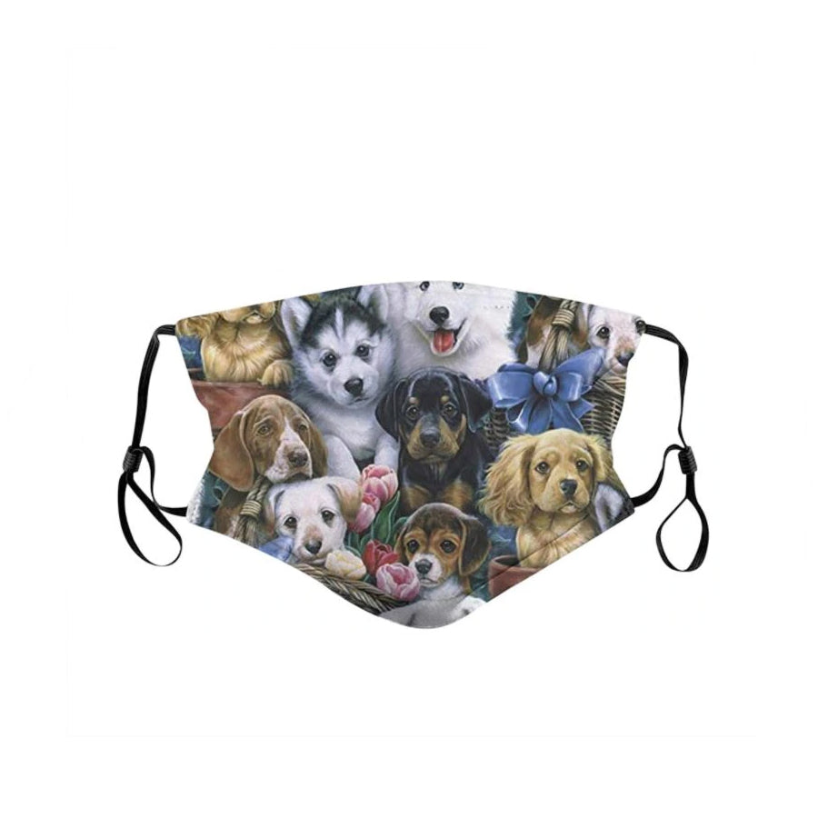 Allerlei hondjes honden mondmasker mondkapje corona OV