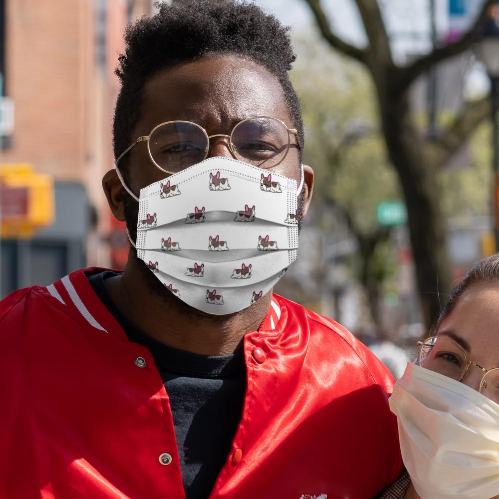 PETZZ Wegwerp Mondmasker met Leuke Print - Online Mondkapjes - WOEF