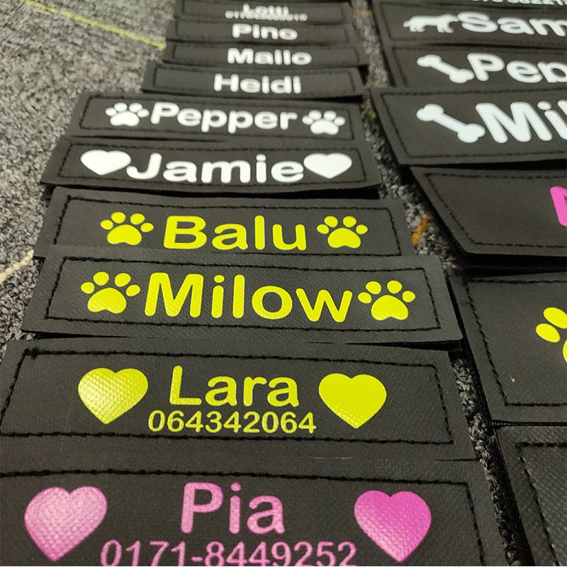 Gepersonaliseerde Naamtags voor Harnas - Hondenhoek Online Winkel