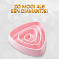 PETZZ Diamant Anti-Schrok Voederbak - Heerlijk Eten - Hondenhoek