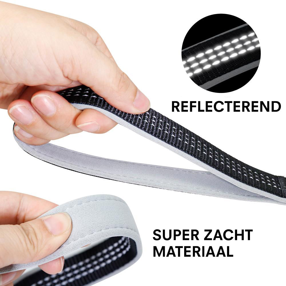 PETZZ Kleurrijke Gepersonaliseerde Halsband - GRATIS Riem voor Honden