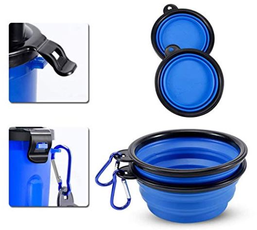 2 in 1 Water en Voedsel Container - Makkelijk op pad met de Hond