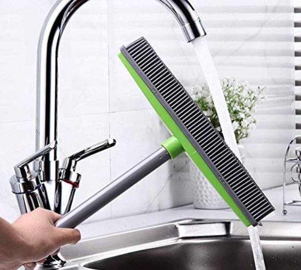 Wet 'n Dry Sweeper Pro - In één Handomdraai Haren en Vuil WEG! - WOEF