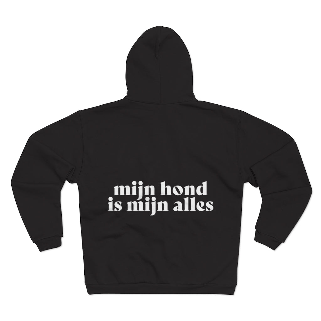 Mijn Hond is Mijn Alles Hoodie met Ritssluiting - Kleding - Hondenhoek