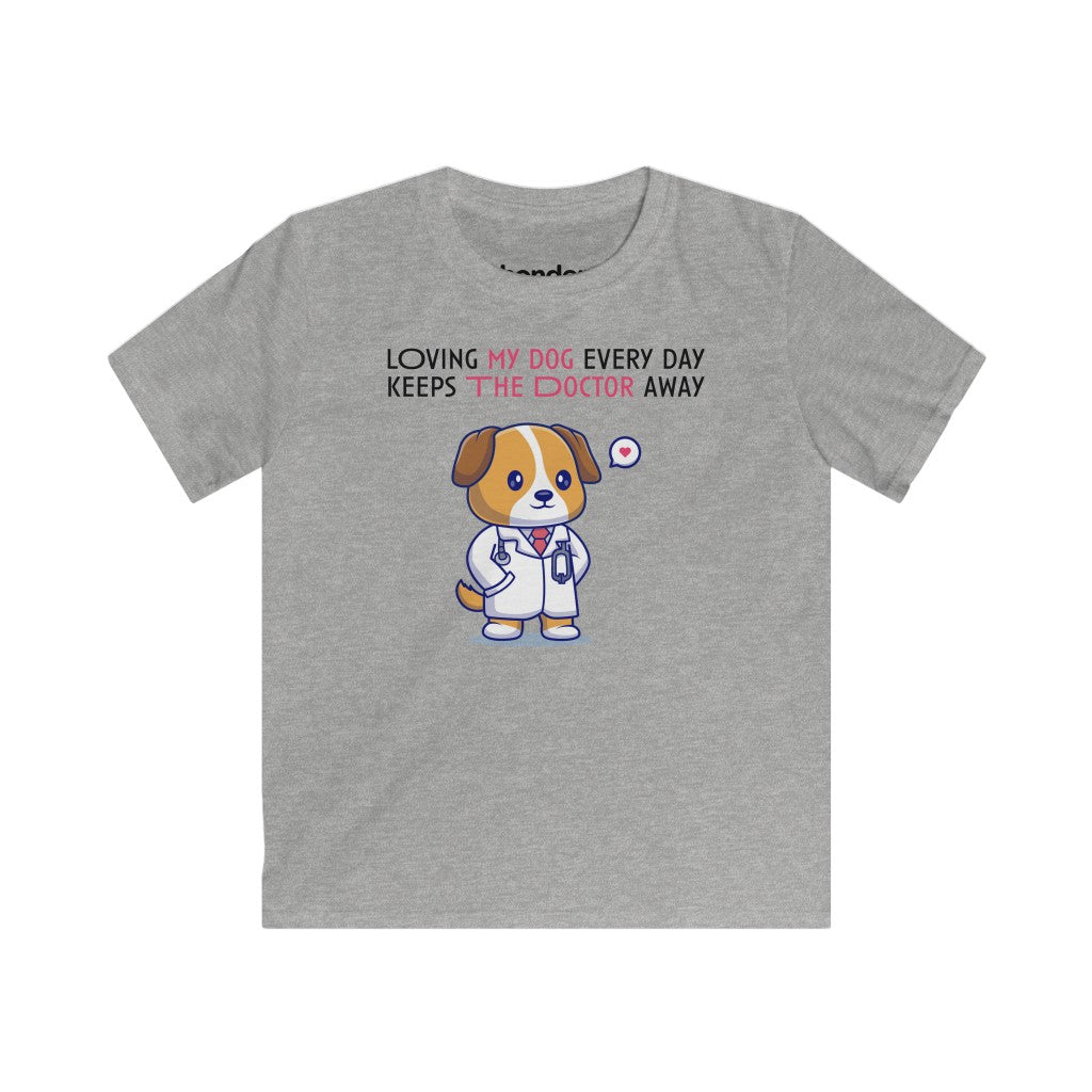 Schattige Print met Hond voor Kinderen - T-Shirts - Hondenhoek.com