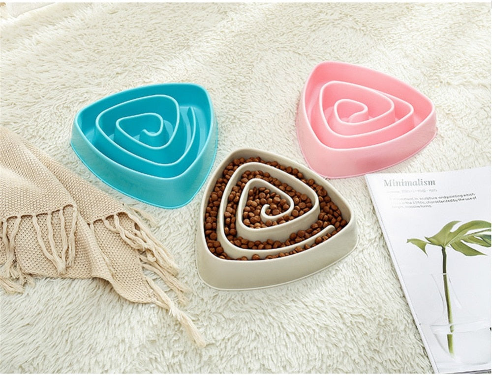 PETZZ Diamant Anti-Schrok Voederbak - Heerlijk Eten - Hondenhoek