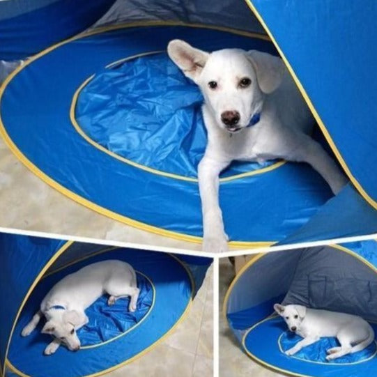 Watertent Deluxe - Houd Uw Hond Koel - Zwembad Met Overkapping