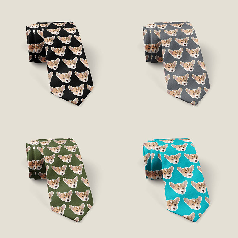 Gepersonaliseerde Stropdas - Foto van uw Hond op een das - Online Koop