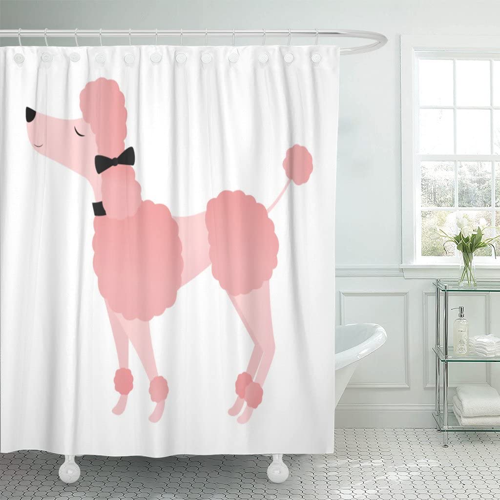 PETZZ Douchegordijn - Textiel voor in de badkamer - WOEF Hond