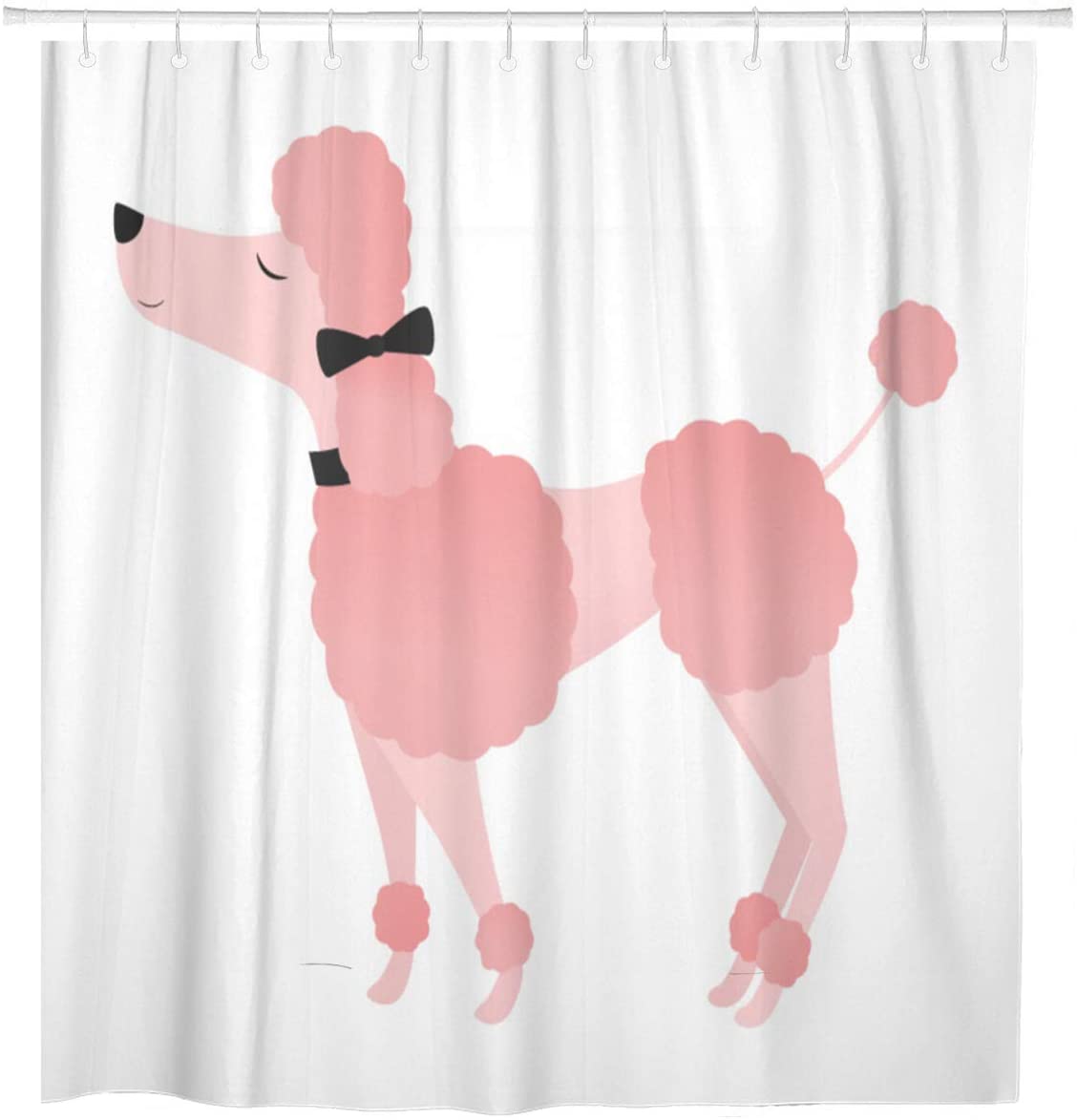 PETZZ Douchegordijn - Textiel voor in de badkamer - WOEF Hond