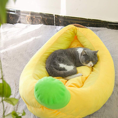 Bananen Hondenbed - Heerlijk Slapen - Manden Online bij de Hondenhoek