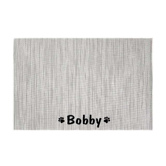 Gepersonaliseerde Voederbakmat - Waterdicht plezier op Hondenhoek.com