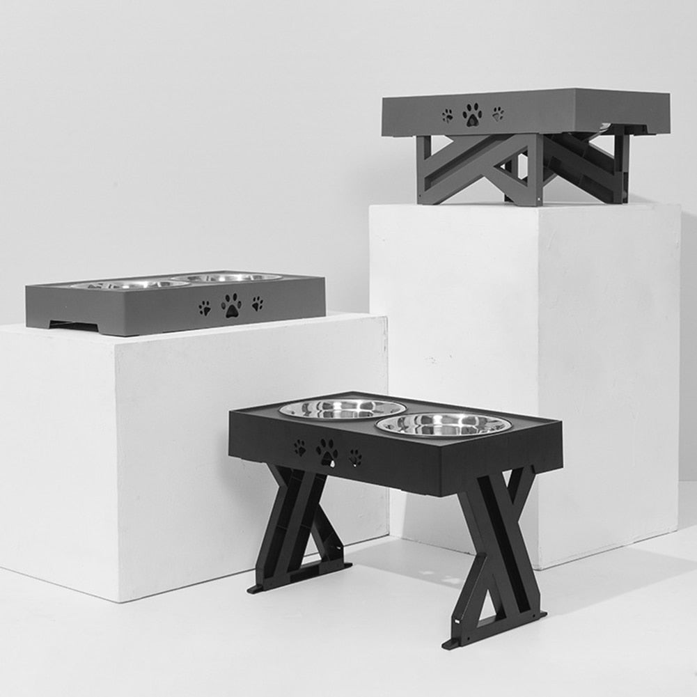 Verstelbare Eetbak - Ideaal voor oudere honden en puppy - Hondenhoek