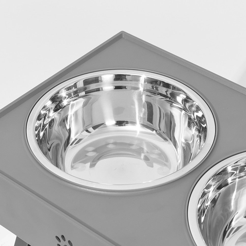 Verstelbare Eetbak - Ideaal voor oudere honden en puppy - Hondenhoek