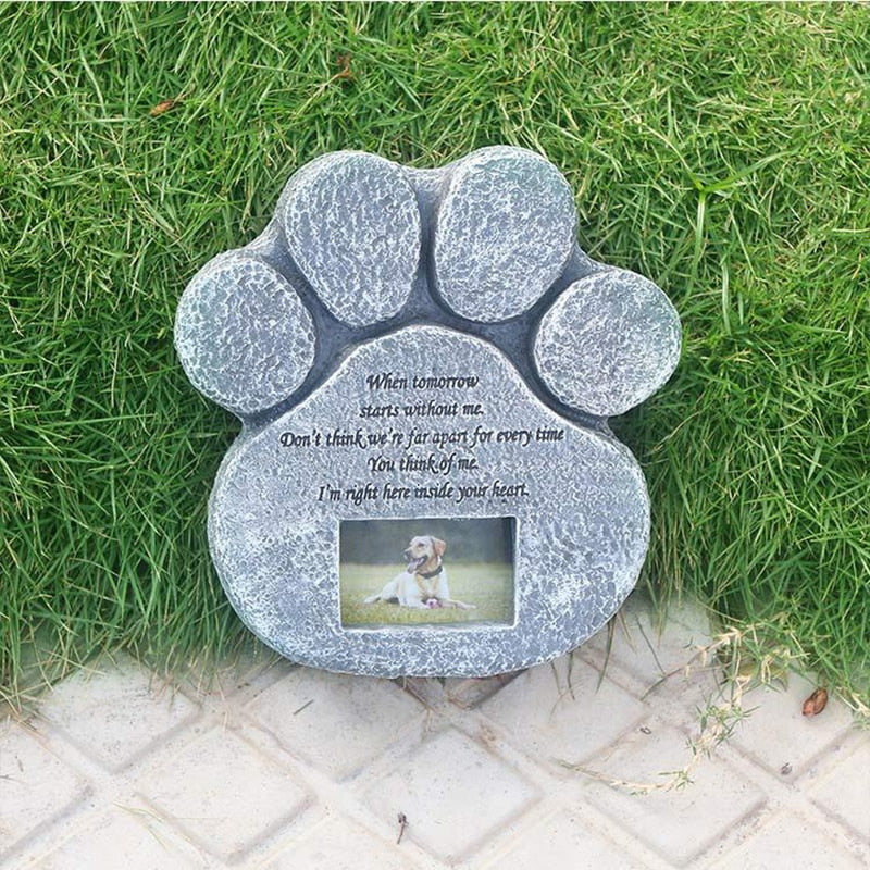 Gepersonaliseerde Huisdieren Herdenksteen Met Foto - Eer uw Huisdier - Hondenhoek voor Hond en Baasje