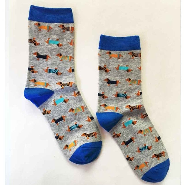 Hippe Doggo Sokken met Print - Leuke Sokken met Honden - Hondenhoek