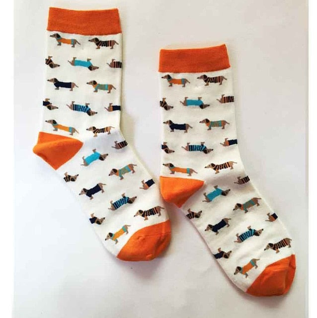 Hippe Doggo Sokken met Print - Leuke Sokken met Honden - Hondenhoek
