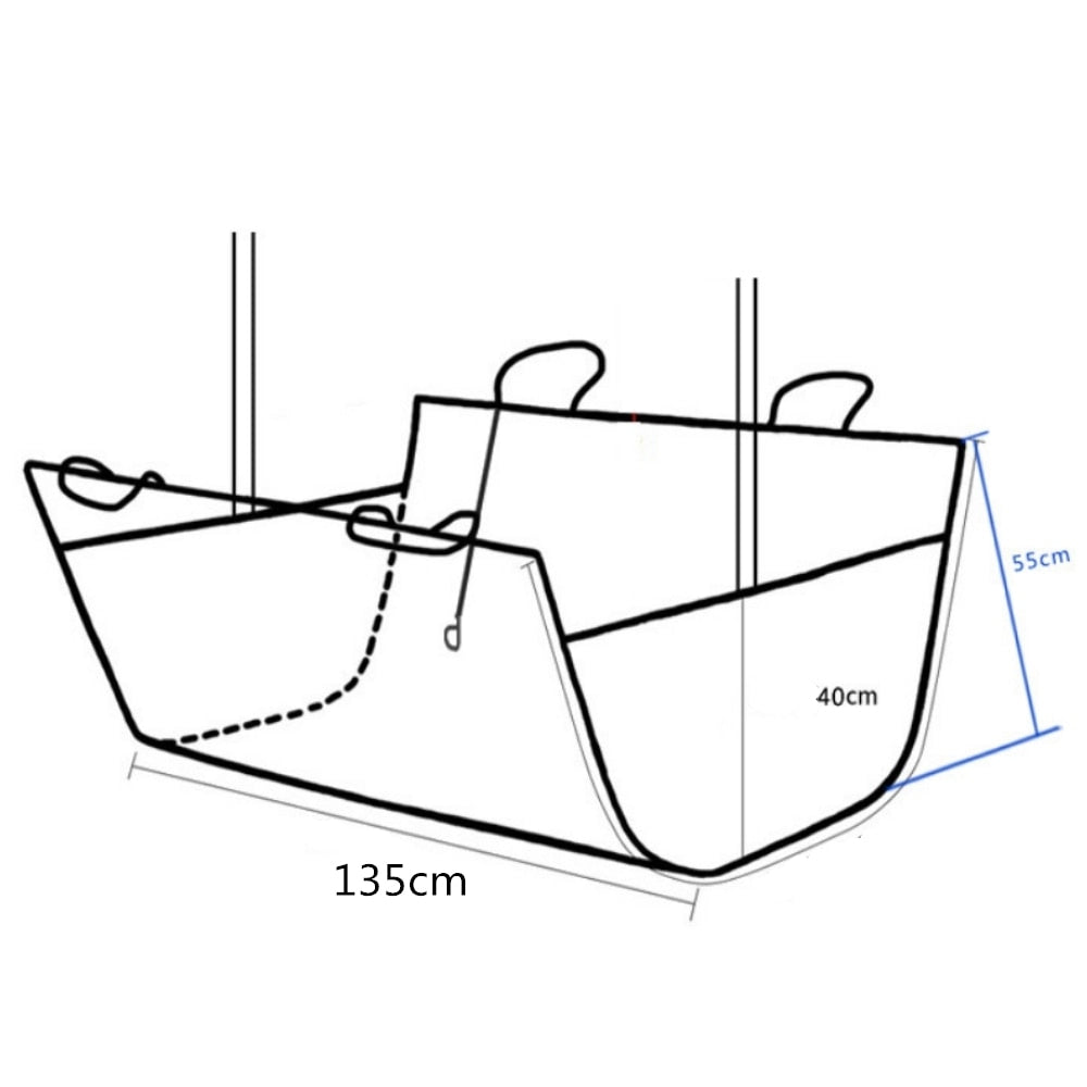 Achterbank Beschermer - Voorkom hondenharen in de auto - WOEF Boetiek