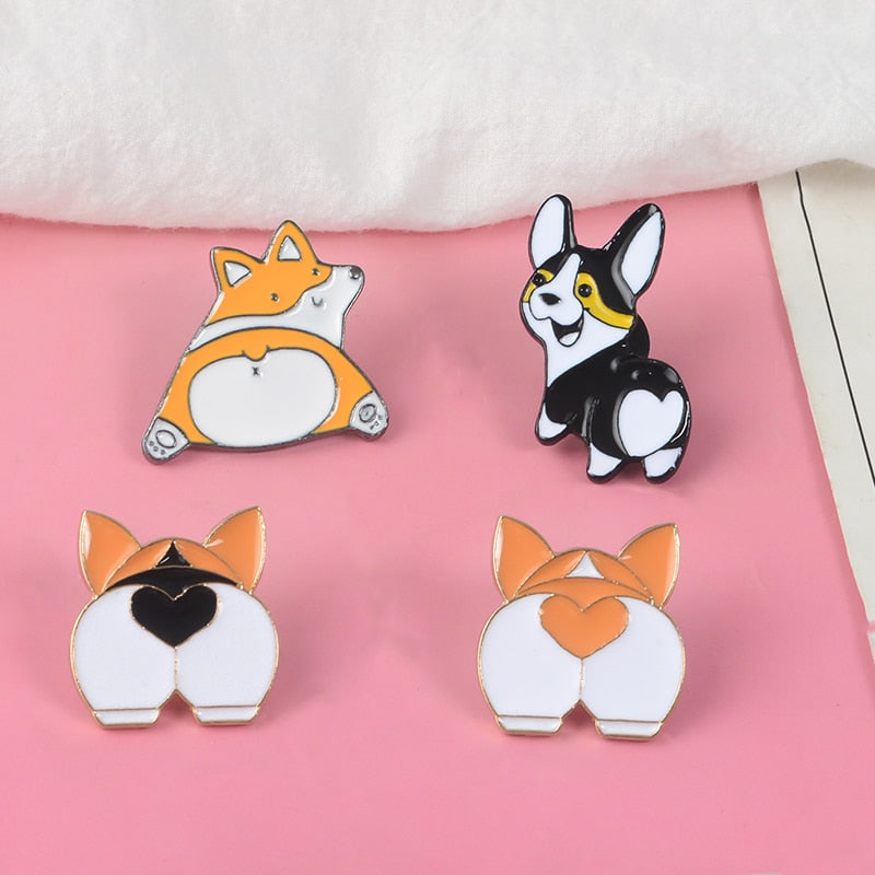 Doggo Corgi Pin voor Kleding - Toffe Items voor Baasjes - Hondenhoek