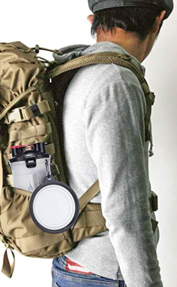 2 in 1 Water en Voedsel Container - Makkelijk op pad met de Hond